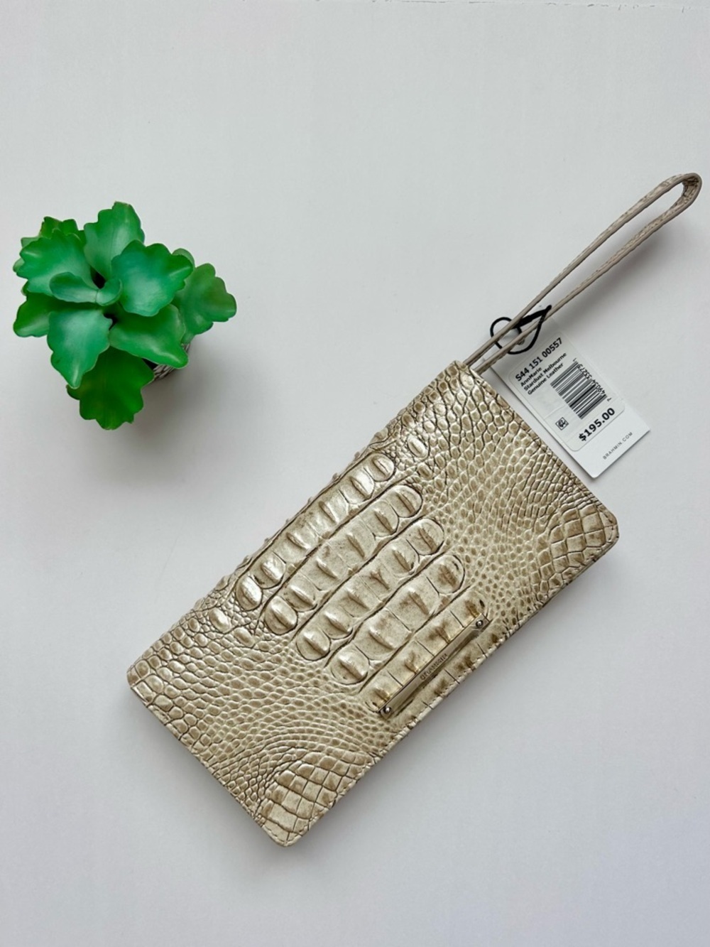 Brahmin AnnMarie Wallet Stardust Melbourne Genuine Leather Clutch Wristlet NWT - Picture 2 of 7